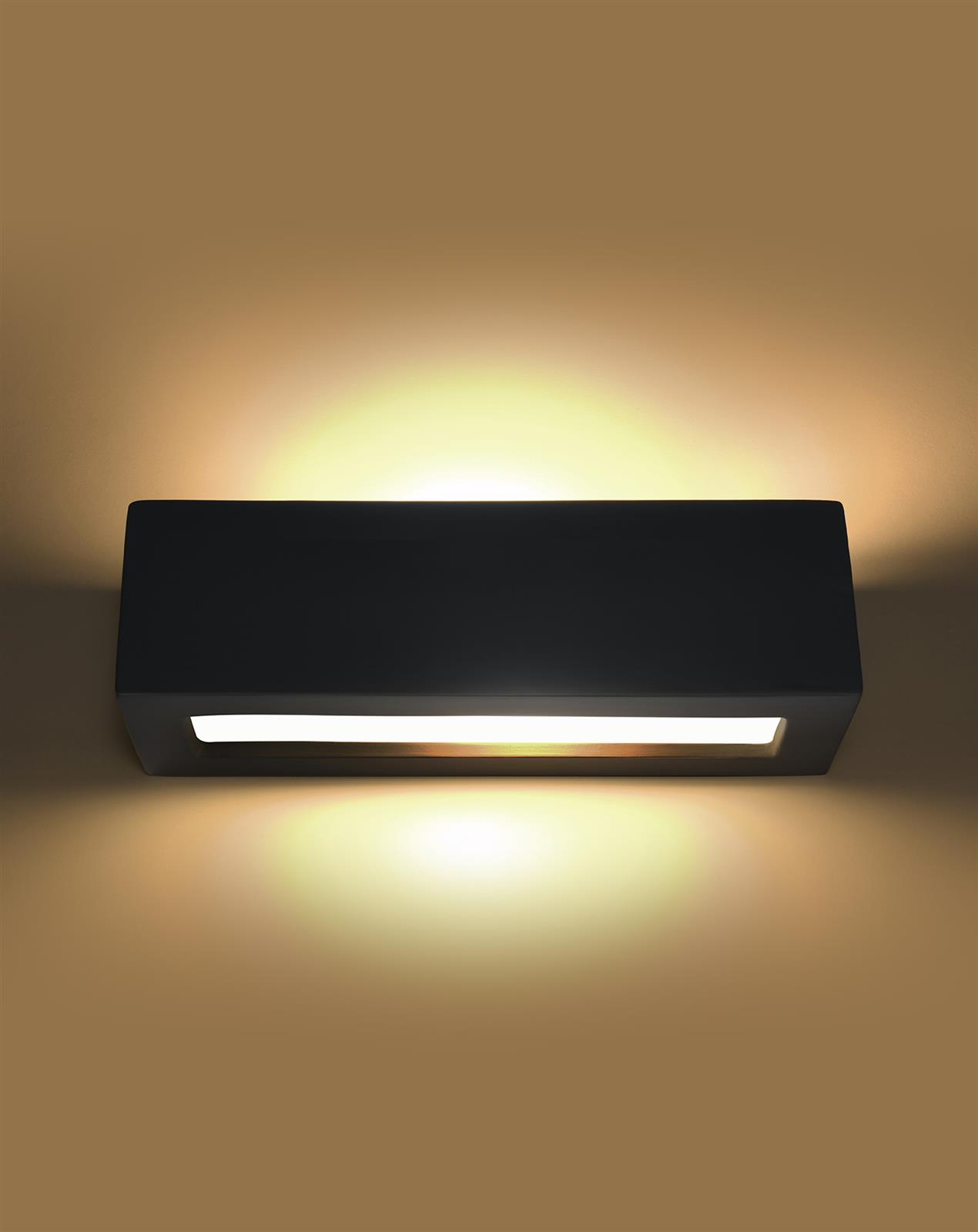 Kinkiet ceramiczny VEGA czarny - obrazek 3