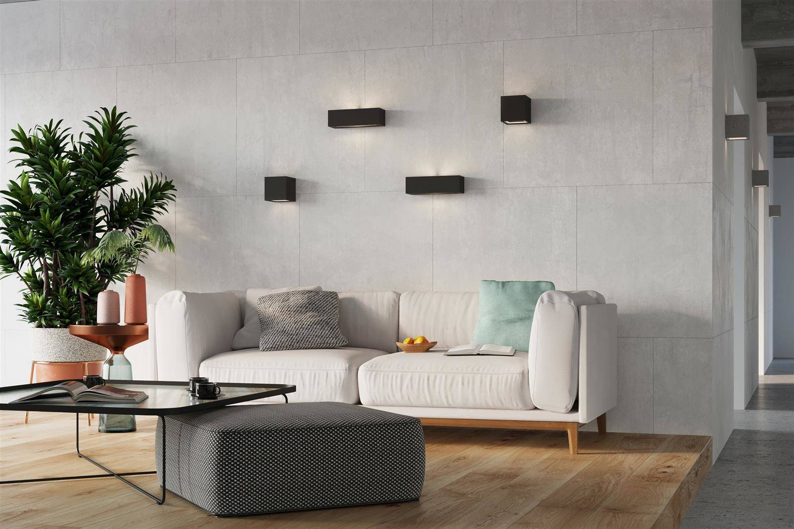 Kinkiet ceramiczny VEGA czarny - obrazek 5