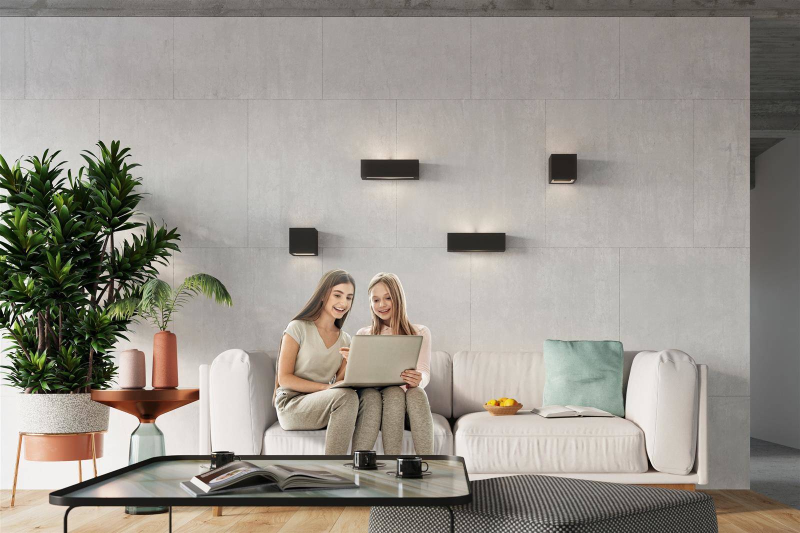 Kinkiet ceramiczny VEGA czarny - obrazek 6