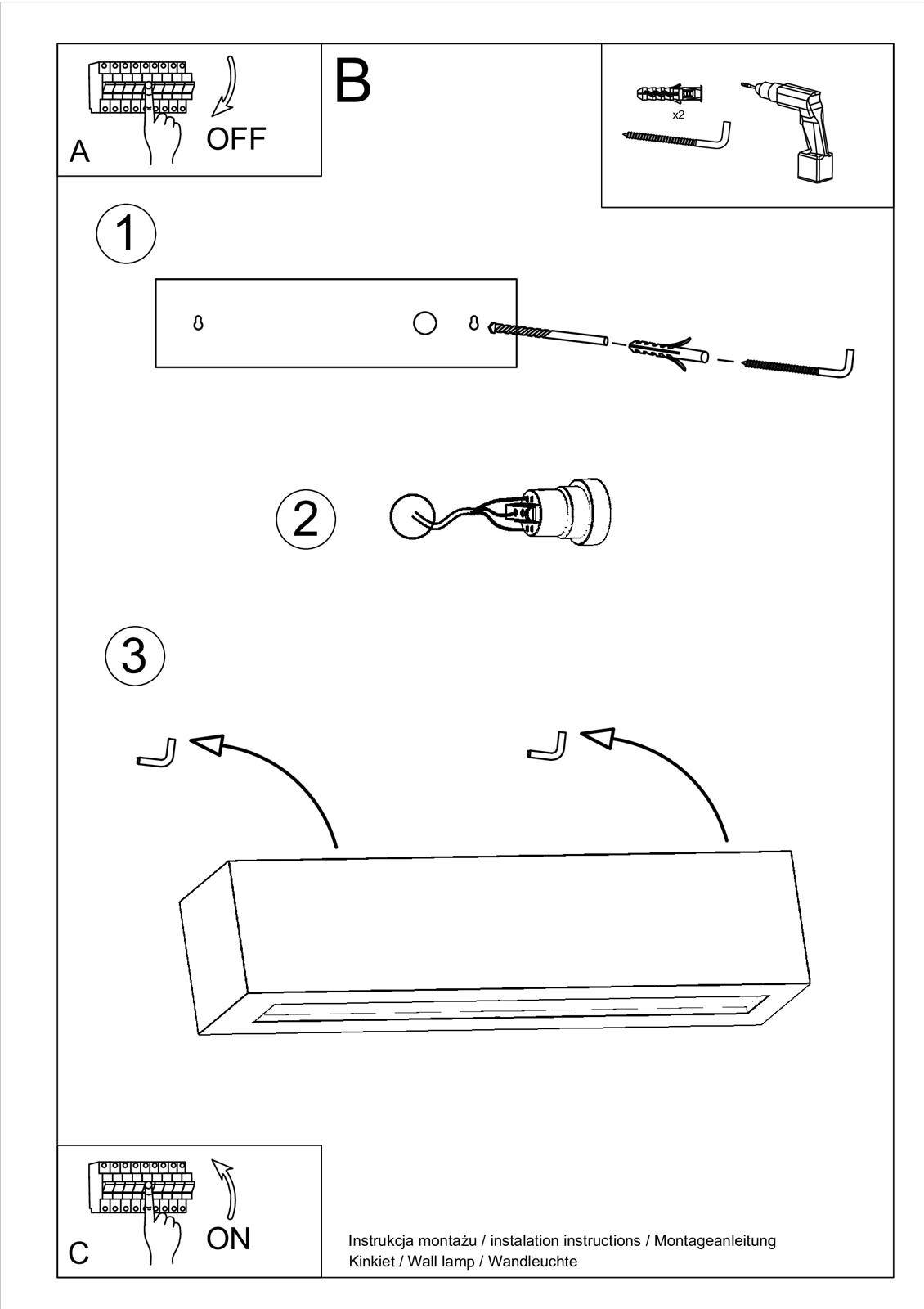 Kinkiet ceramiczny VEGA czarny - obrazek 8