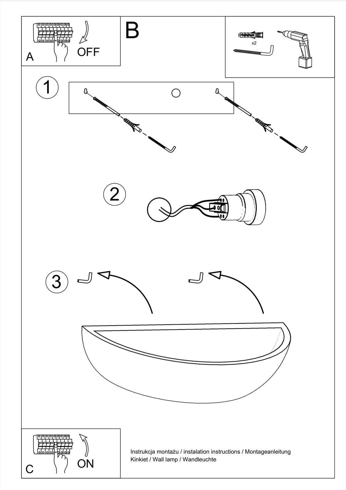 Kinkiet ceramiczny OSKAR - obrazek 10