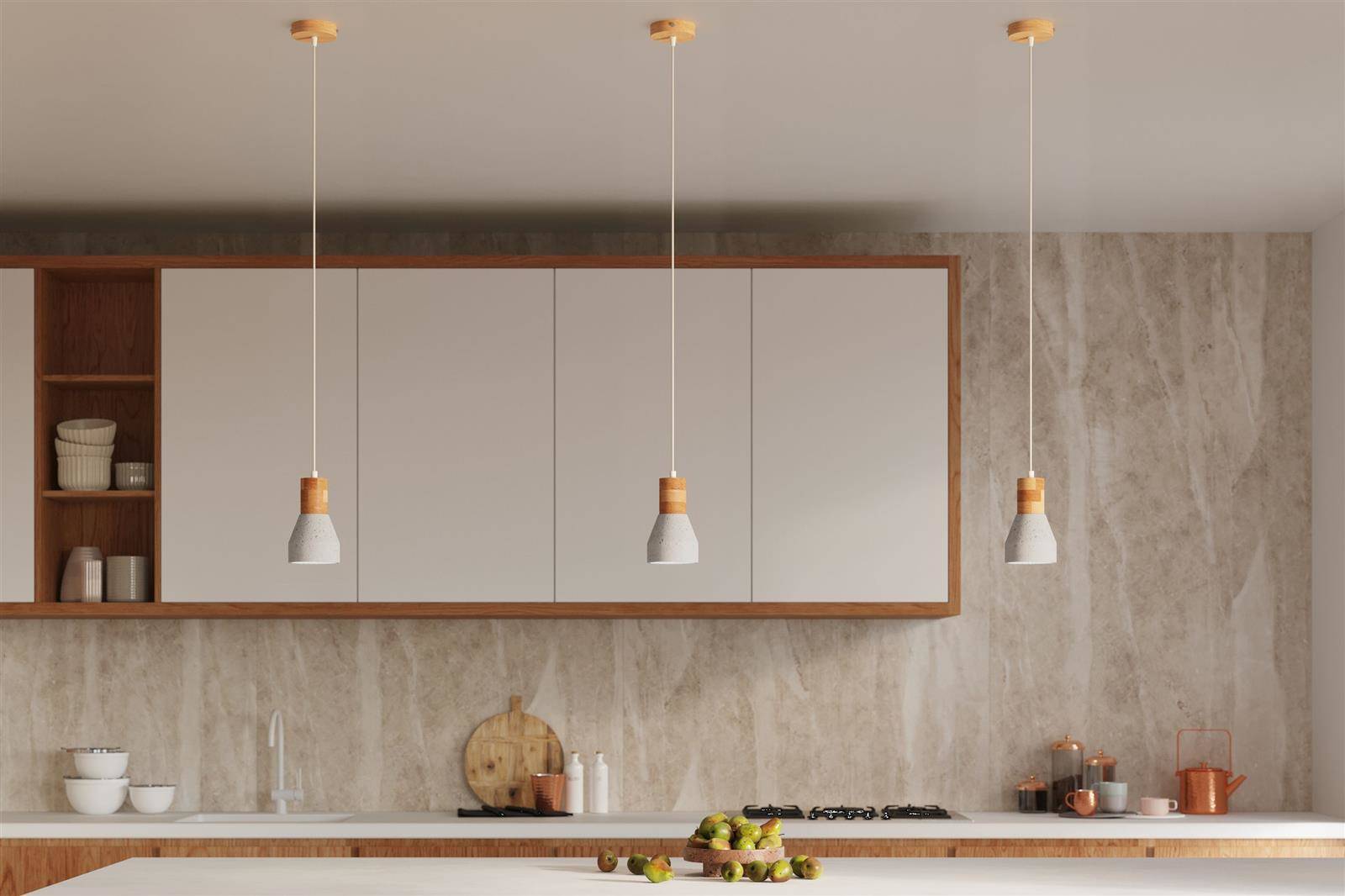 Lampa wisząca QUBIC szara - obrazek 7