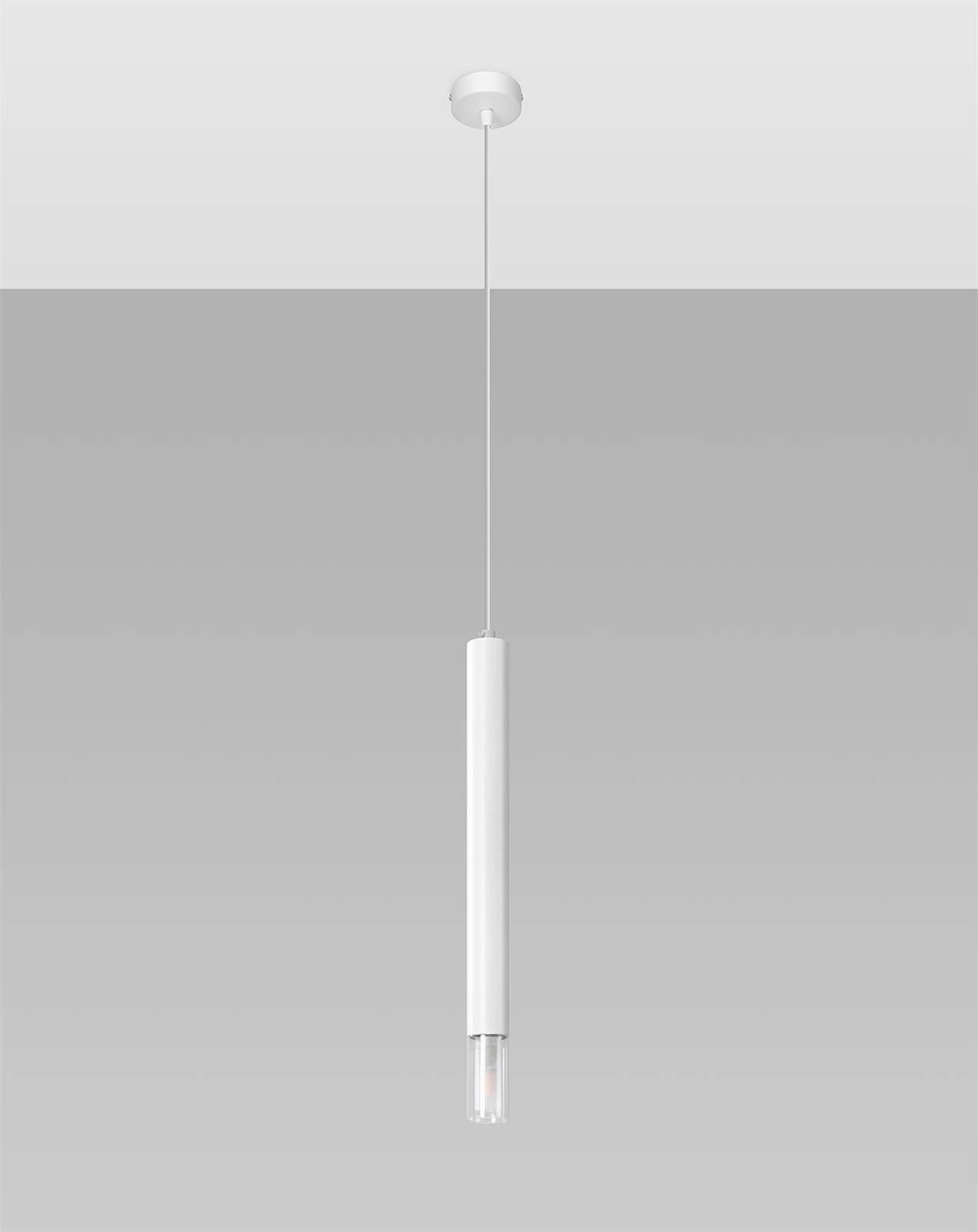 Lampa wisząca WEZYR 1 biała