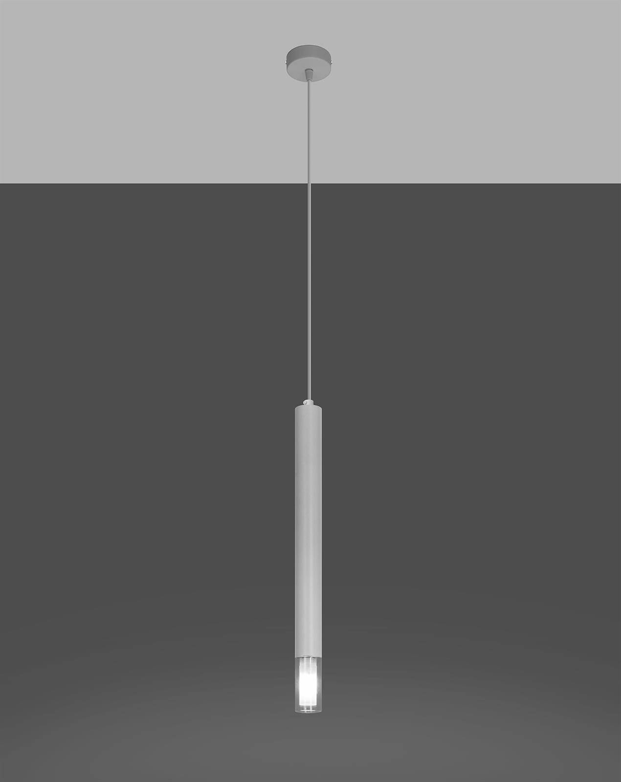 Lampa wisząca WEZYR 1 biała - obrazek 3