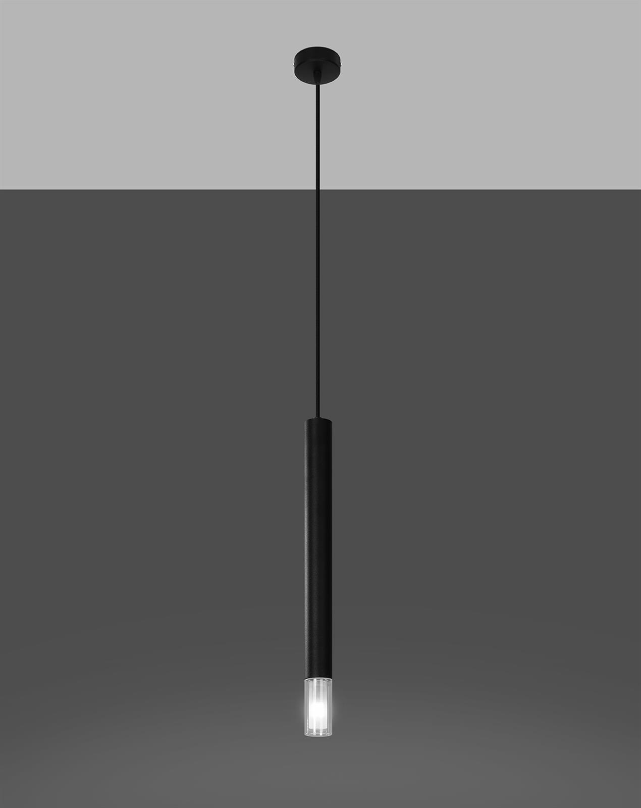 Lampa wisząca WEZYR 1 czarna - obrazek 3