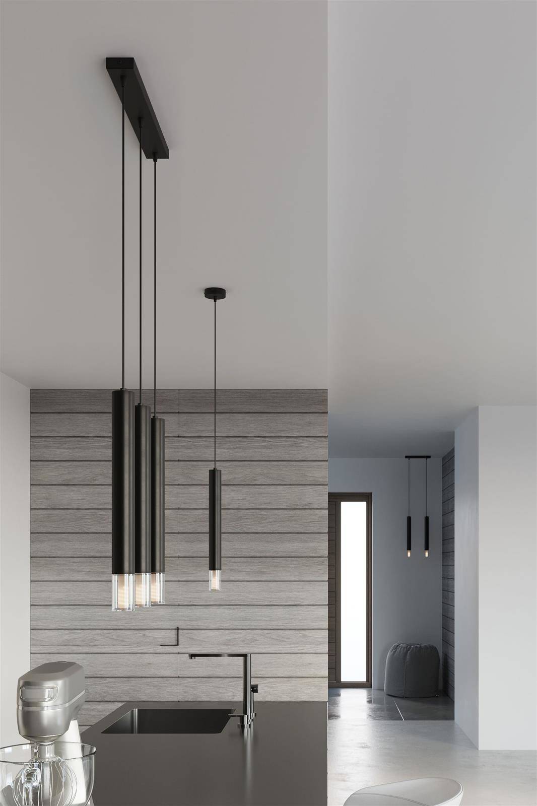 Lampa wisząca WEZYR 1 czarna - obrazek 9