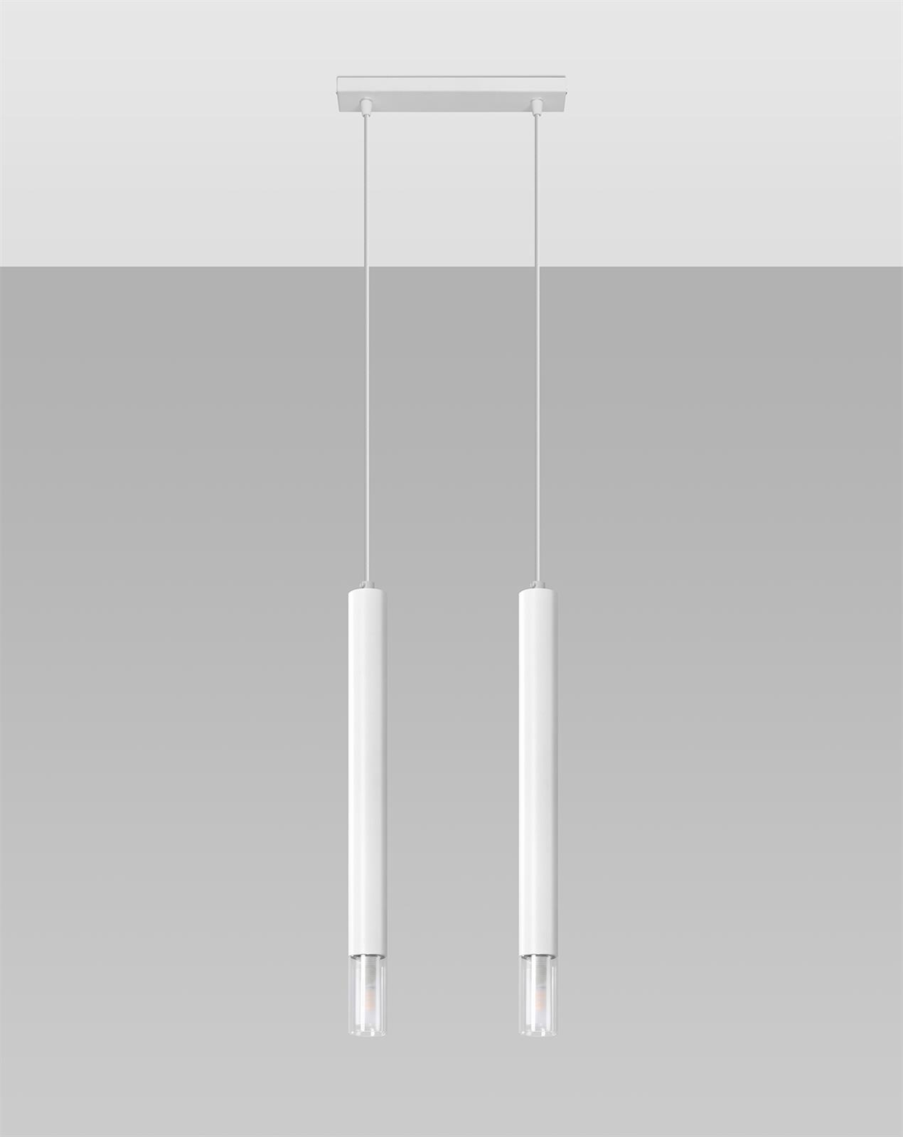 Lampa wisząca WEZYR 2 biała