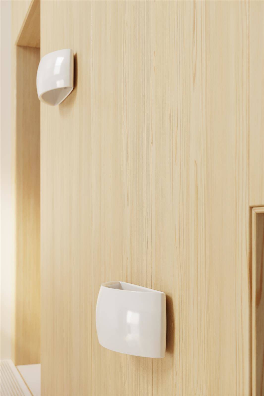 Kinkiet lakierowany PONTIUS biały połysk - obrazek 7