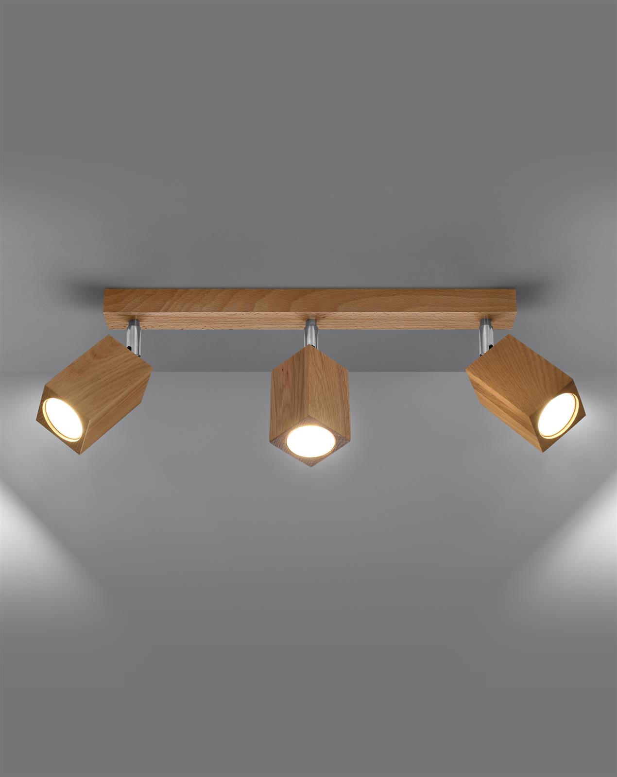 Plafon KEKE 3 dąb - obrazek 3