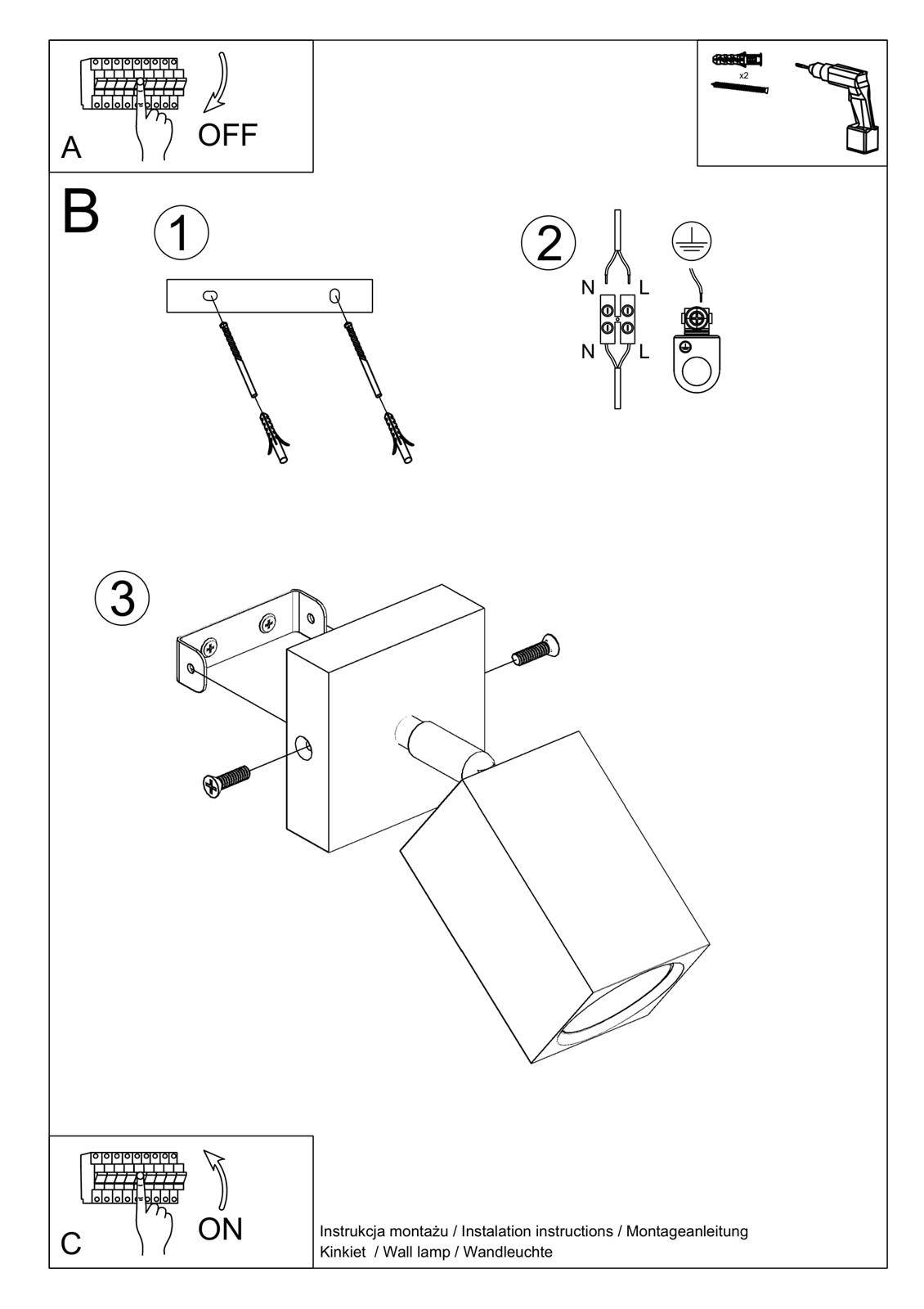 Kinkiet KEKE dąb - obrazek 9