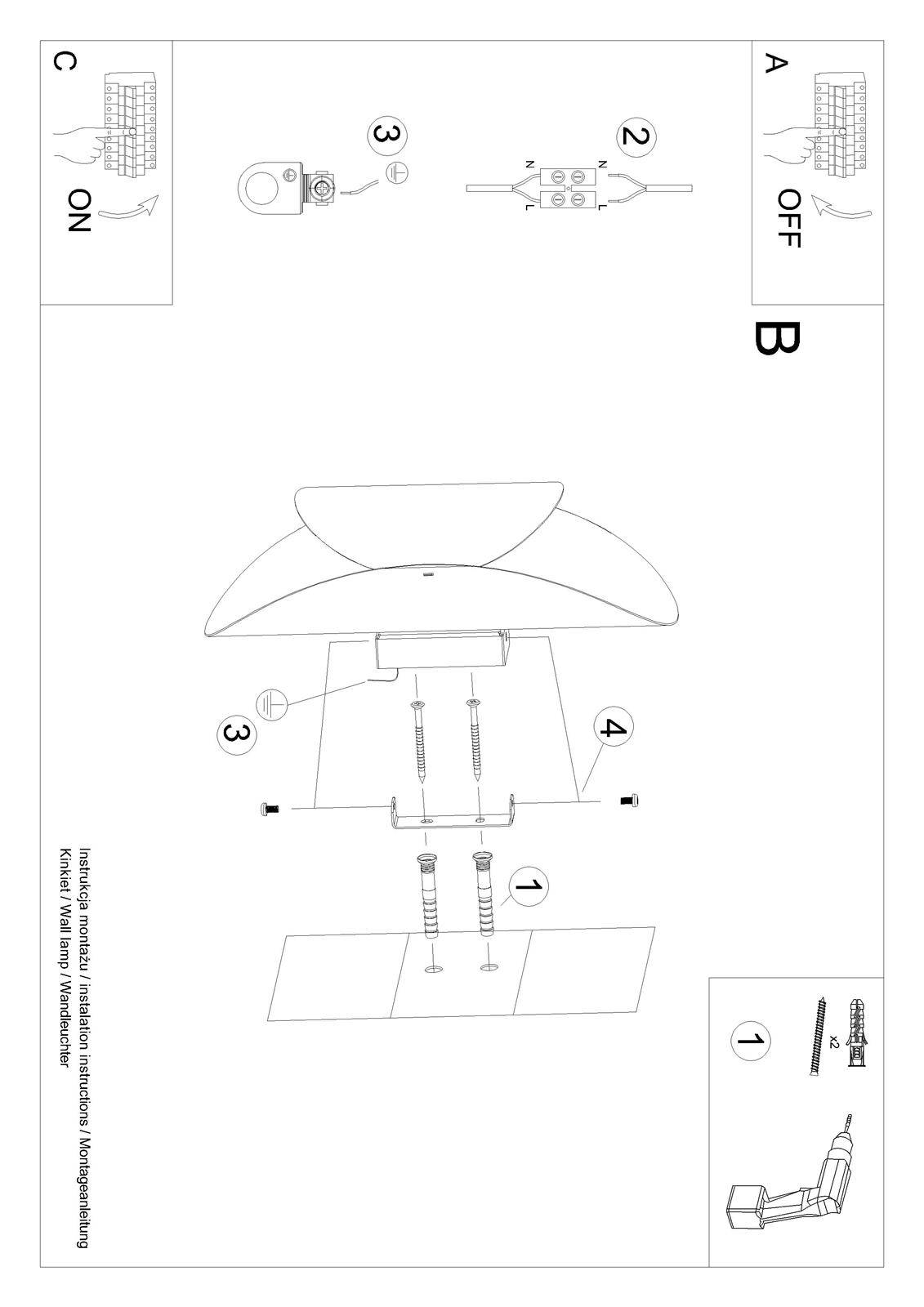 Kinkiet TEAR biały - obrazek 6