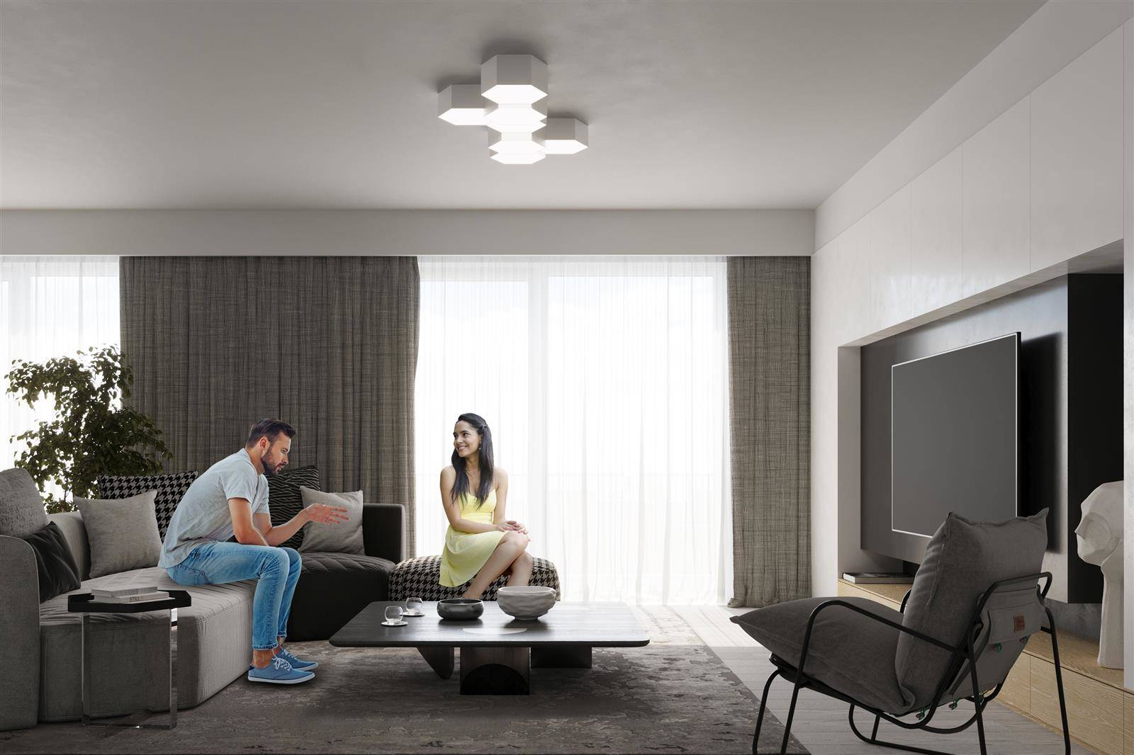 Plafon SUNDE 11 biały - obrazek 9