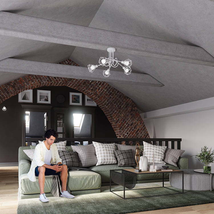 Plafon ARTEMIS 3 biały - obrazek 8