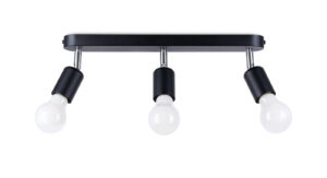 Plafon FORNES 3 czarny