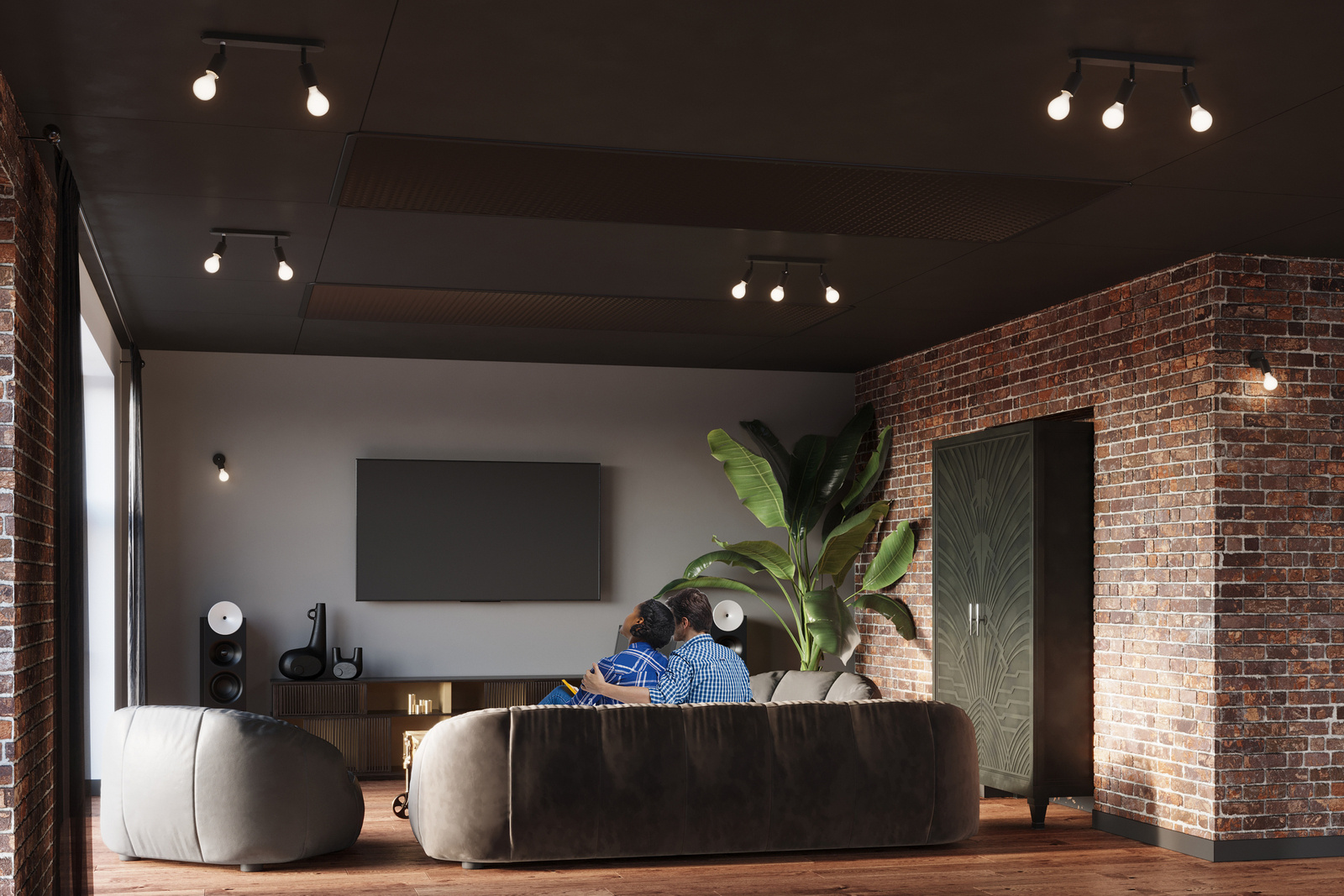 Plafon FORNES 3 czarny - obrazek 9