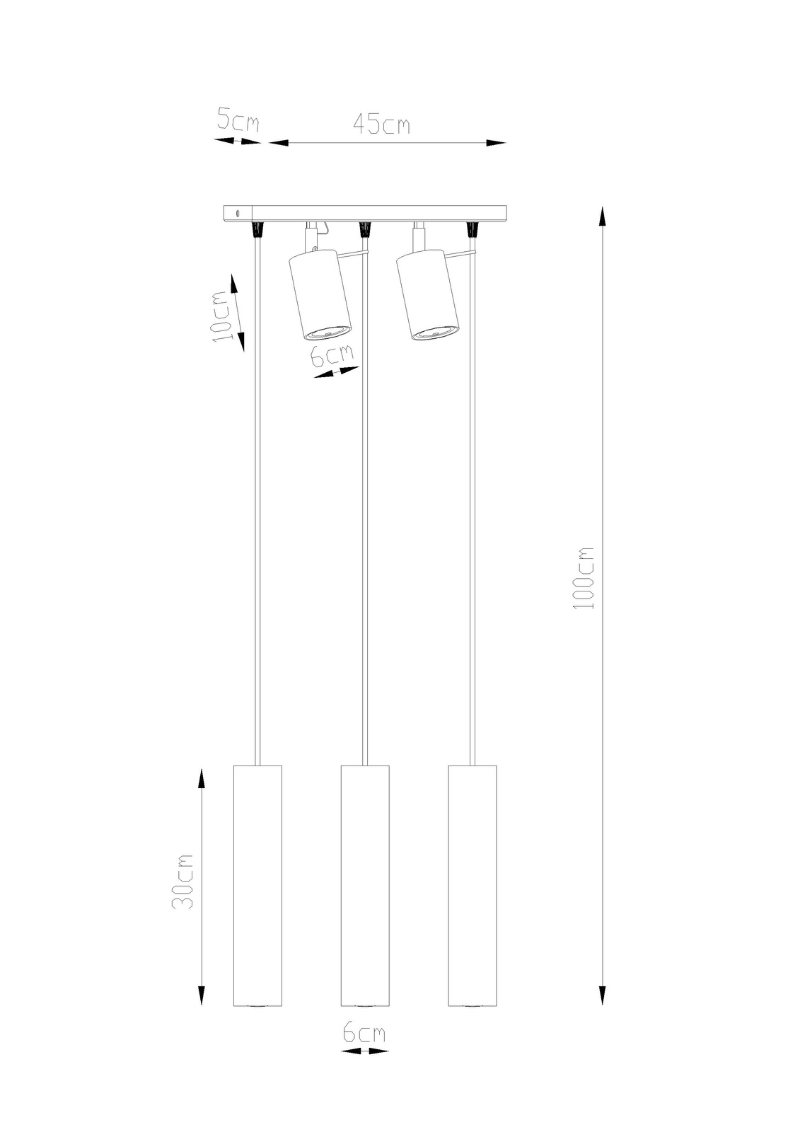 Lampa wisząca RING 3 biały - obrazek 9
