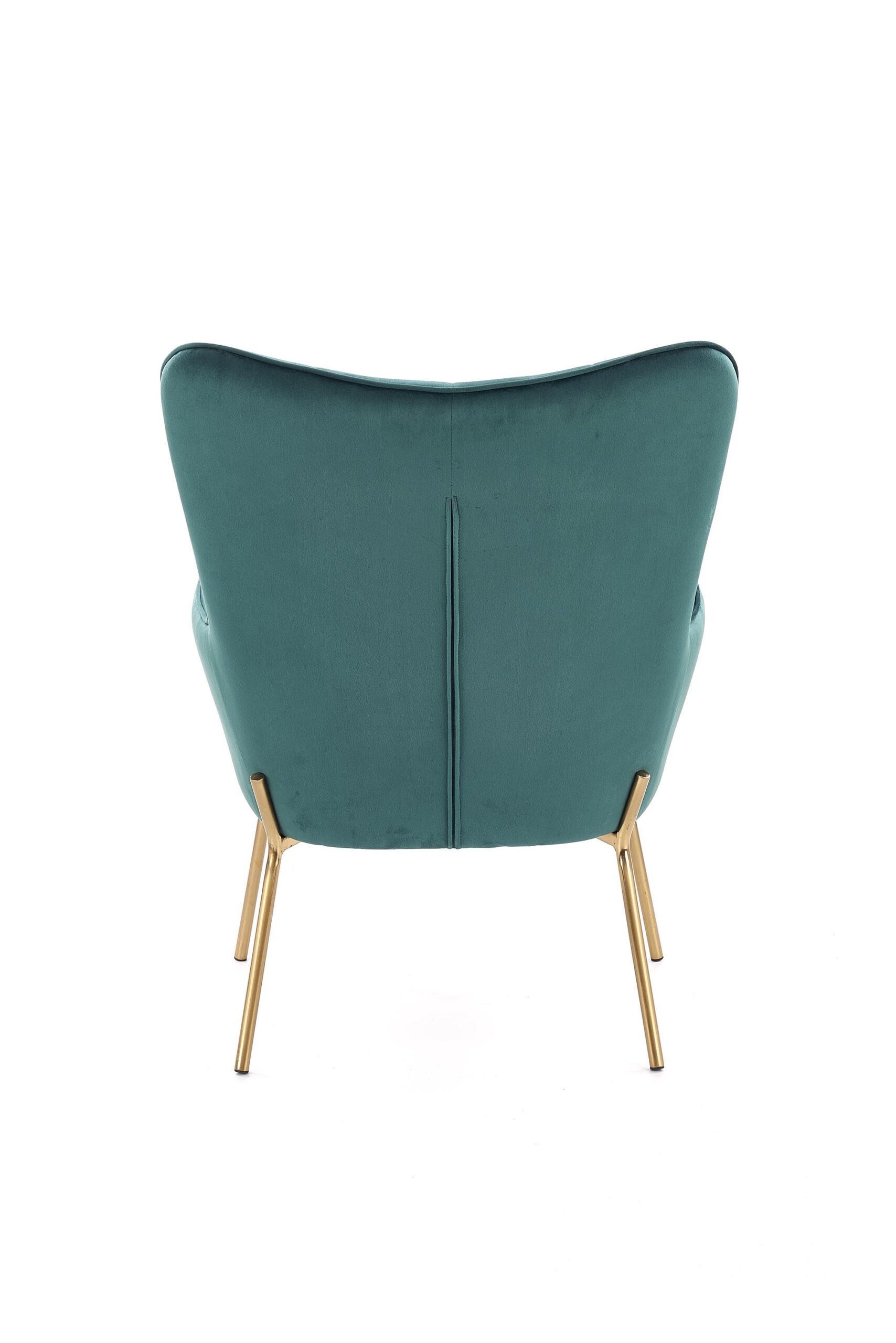 CASTEL 2 fotel wypoczynkowy złoty / ciemny zielony - obrazek 12