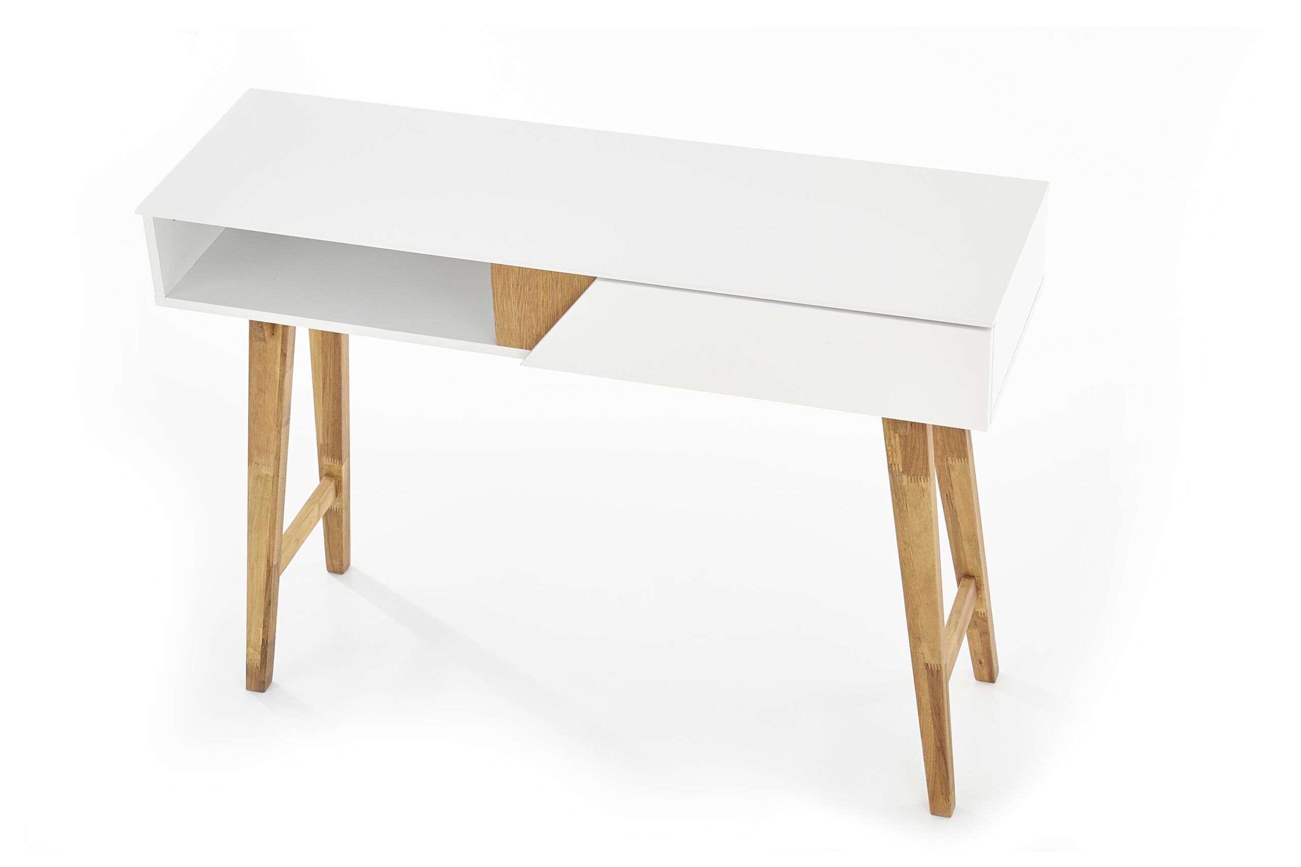 KN1 konsolka naturalny / biały - obrazek 11