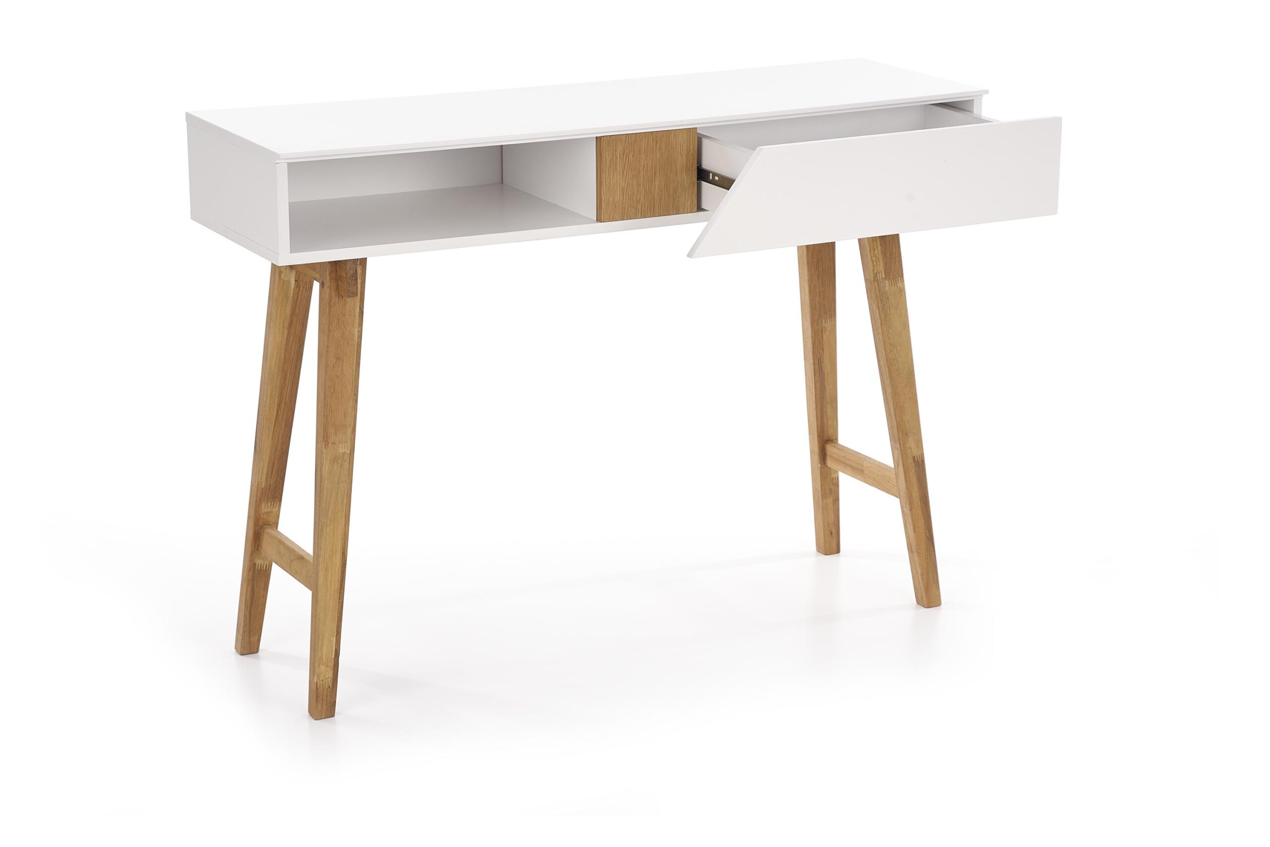 KN1 konsolka naturalny / biały - obrazek 3