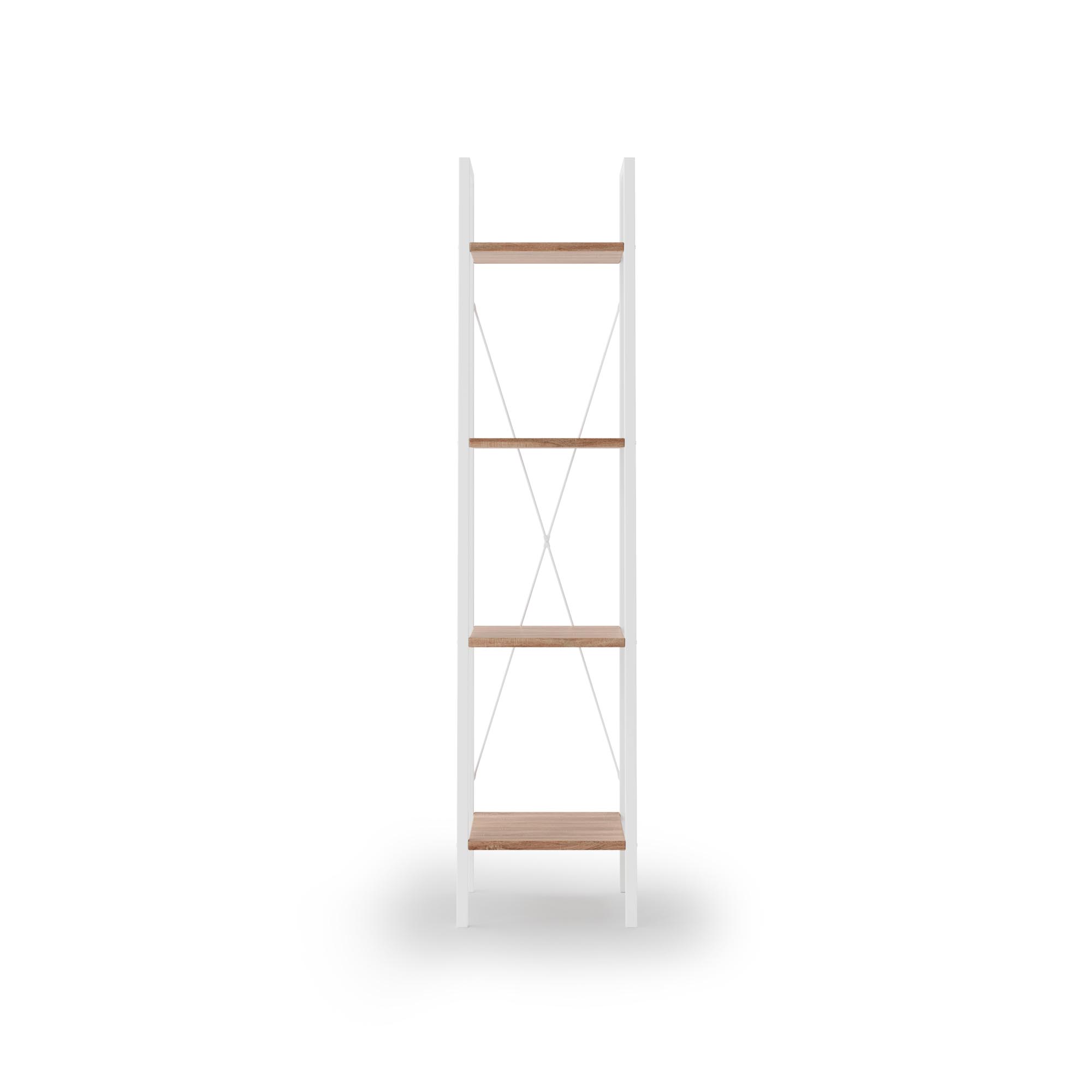 NARVIK REG1 biały/ dąb sonoma - obrazek 4