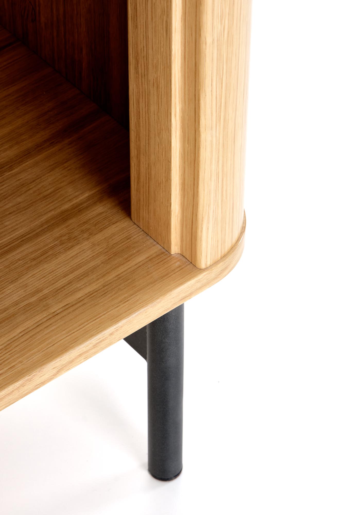 SMART regał REG-2 dąb naturalny/czarny - obrazek 6