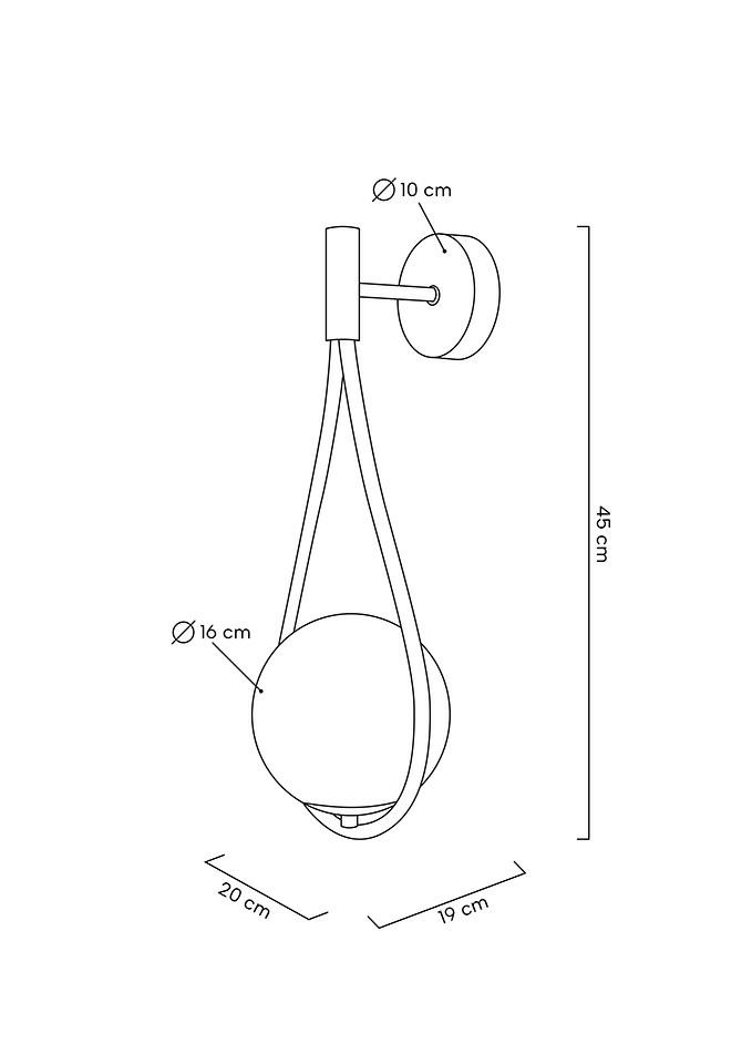 MOOSEE lampa ścienna ROMA złota - obrazek 8