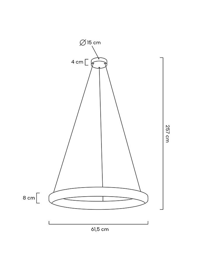 MOOSEE lampa wisząca LIBERTY 60 złota - obrazek 11