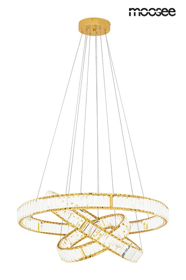 MOOSEE lampa wisząca LIBERTY TRIPLES złota - obrazek 3