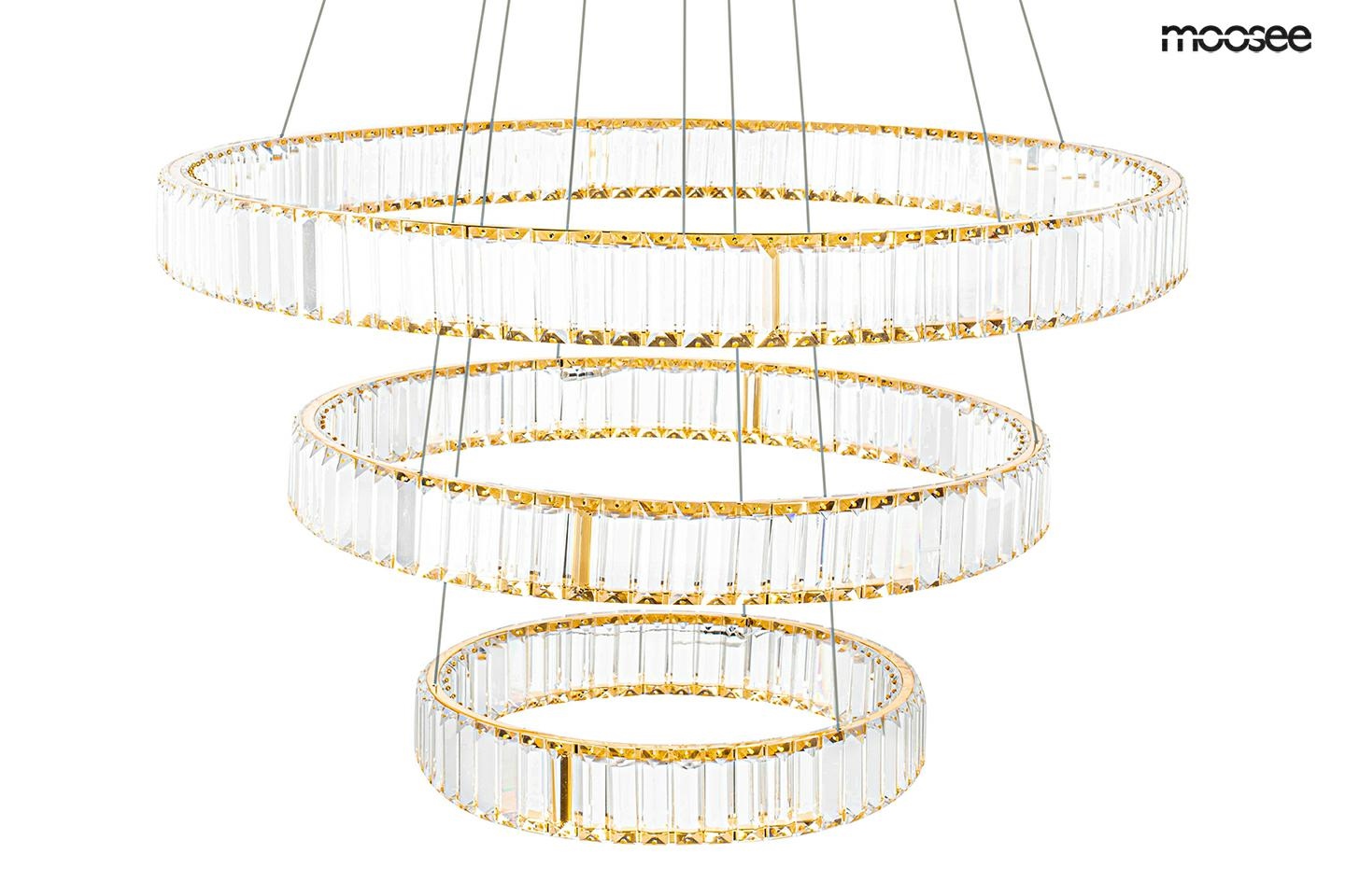 MOOSEE lampa wisząca LIBERTY TRIPLES złota - obrazek 4
