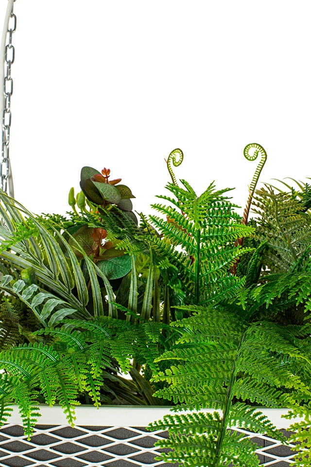 Lampa wisząca / kwietnik SEMIRA 180 INDUSTRIAL biała - obrazek 7