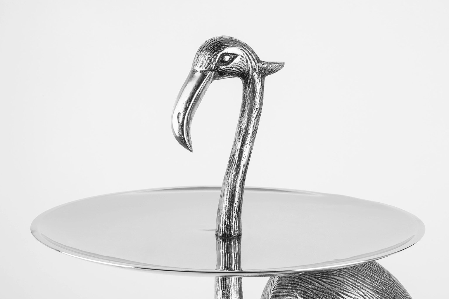 KARE patera / etażerka FLAMINGO srebrna - obrazek 5