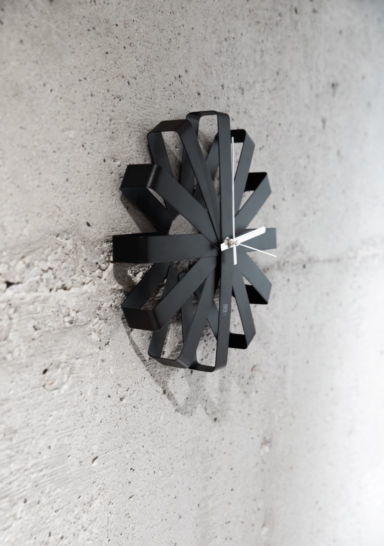 UMBRA zegar RIBBON - czarny - obrazek 5