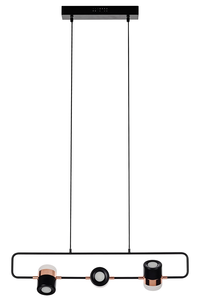 Lampa wisząca BLINK 3 czarna - LED, metal - obrazek 6