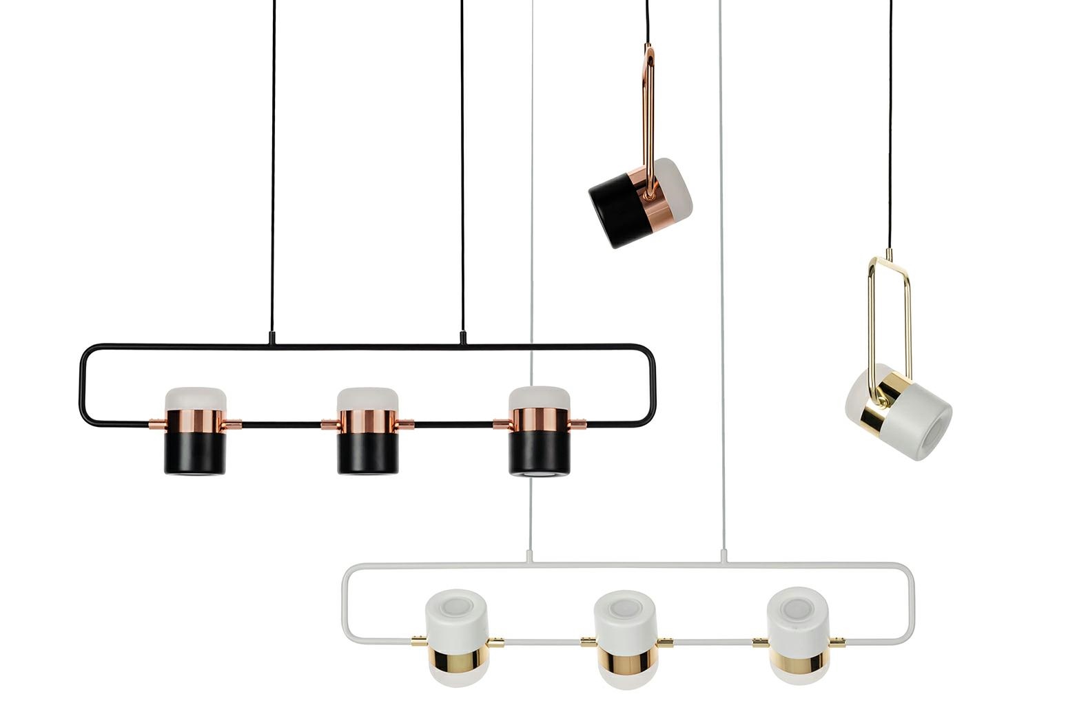 Lampa wisząca BLINK 3 czarna - LED, metal - obrazek 10