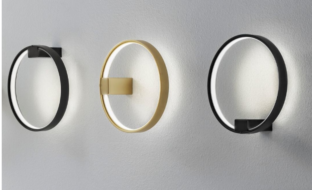 MOOSEE lampa ścienna CIRCLE WALL złota - obrazek 9