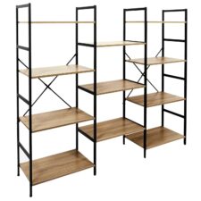 Regał Bistrot czarny/naturalny