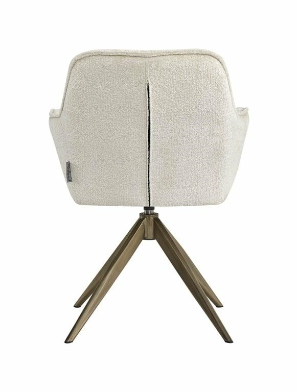 RICHMOND krzesło obrotowe ALINE białe - trudnopalne - obrazek 5