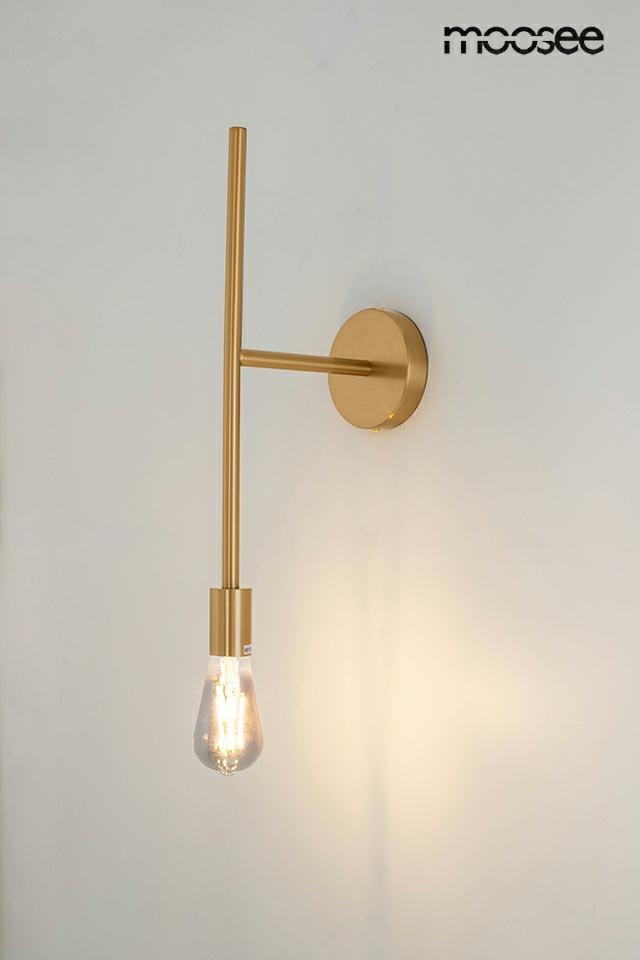 MOOSEE lampa ścienna RIVA złota - obrazek 3