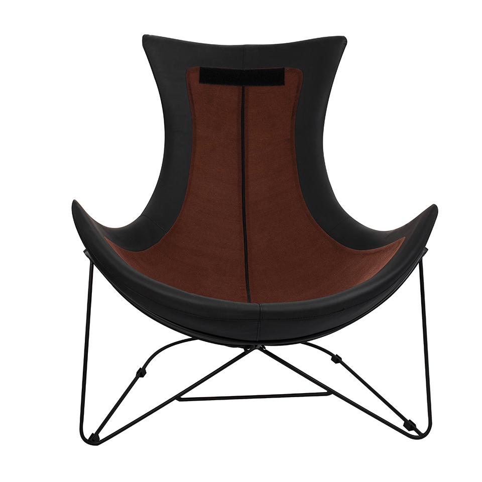 Fotel OTILIA STAND VELVET czarny - obrazek 4