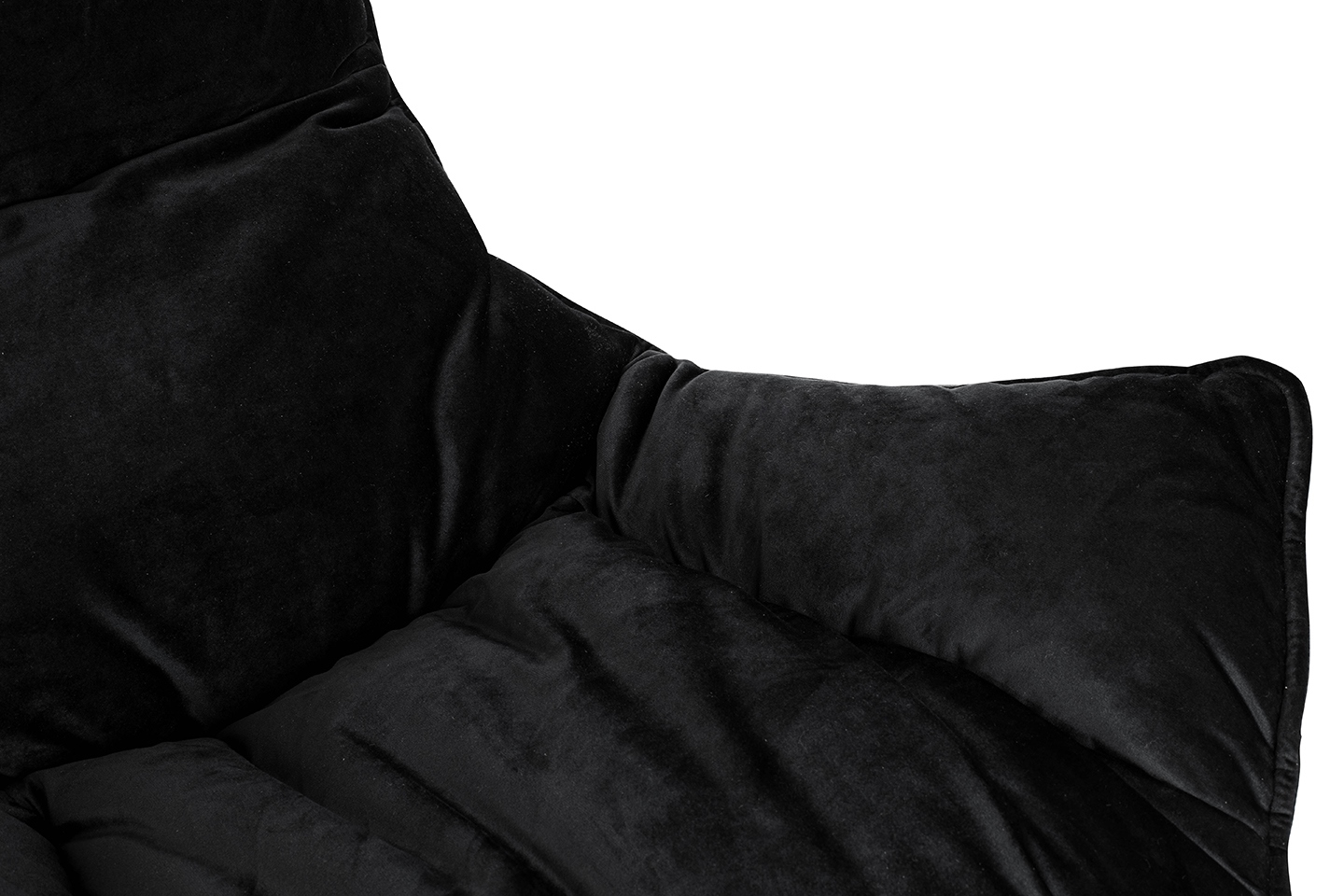 Fotel OTILIA STAND VELVET czarny - obrazek 7