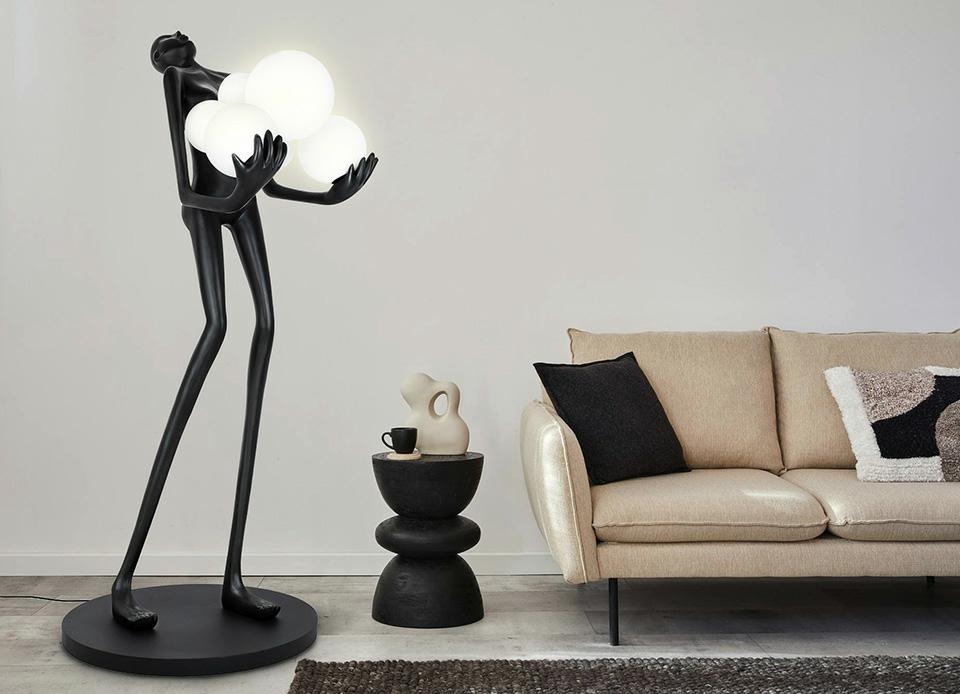 MOOSEE lampa podłogowa HUMAN czarna - obrazek 11