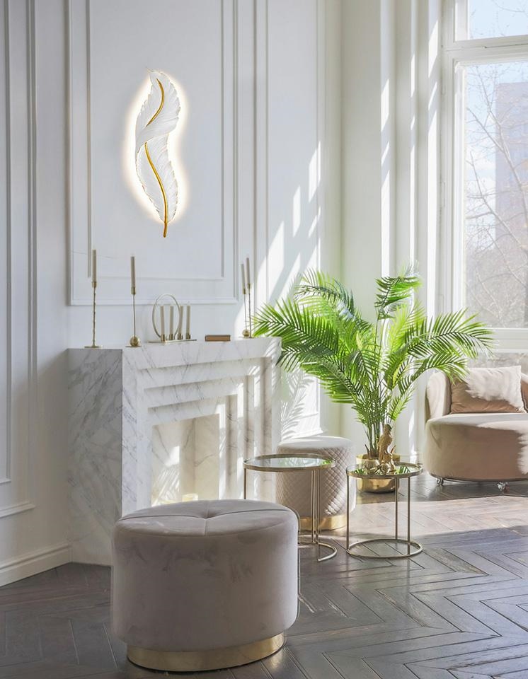 MOOSEE lampa ścienna IKAR 60 biała / złota - obrazek 11