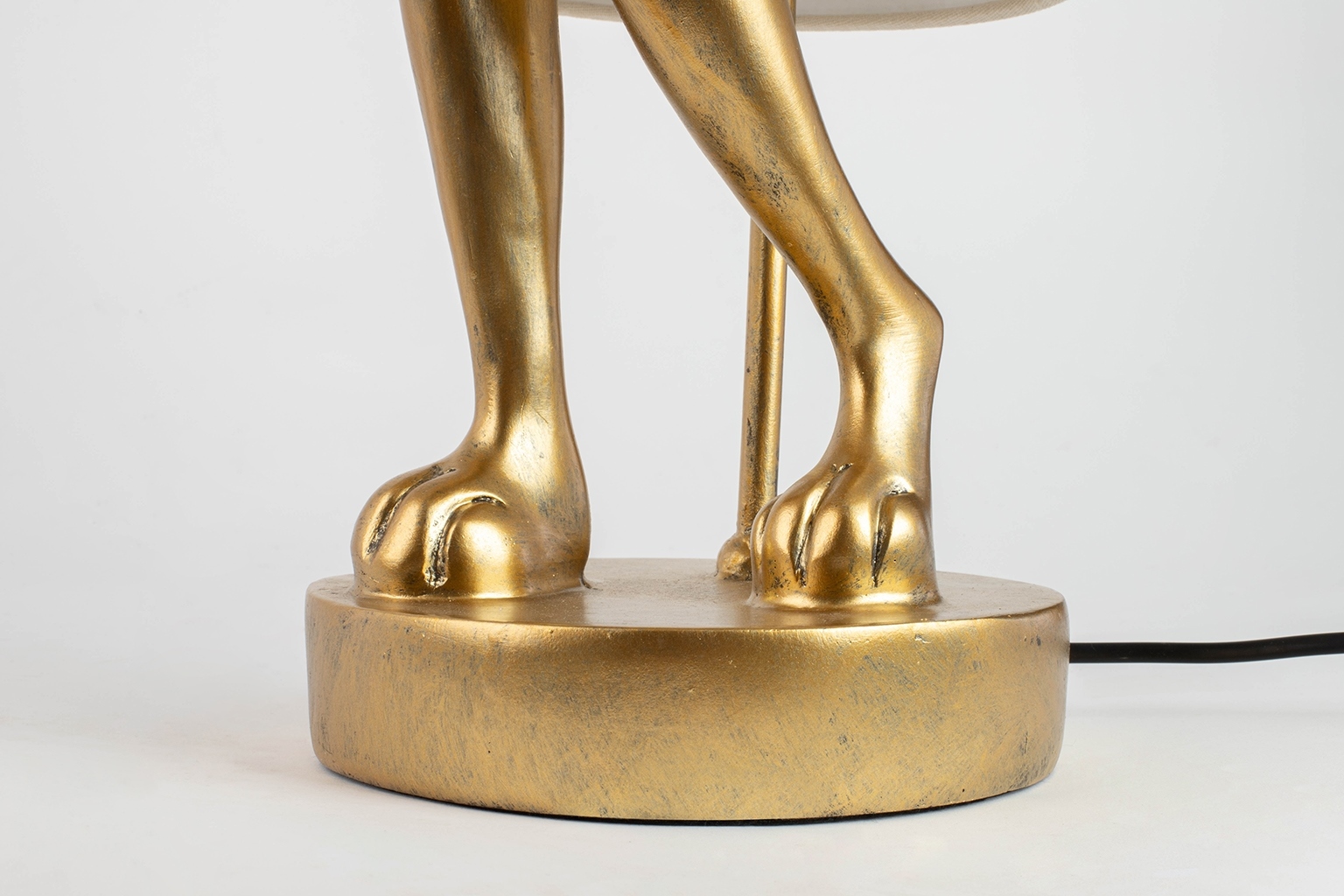 KARE lampa stołowa RABBIT 50 cm złota / biała - obrazek 14