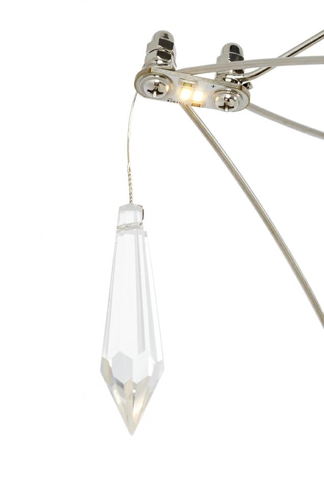 MOOSEE lampa wisząca CONSTELATION 200 - LED, stal szczotkowana - obrazek 3