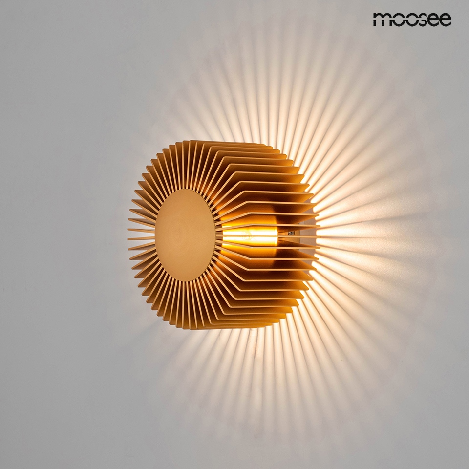 MOOSEE lampa ścienna SUNNY złota - obrazek 3