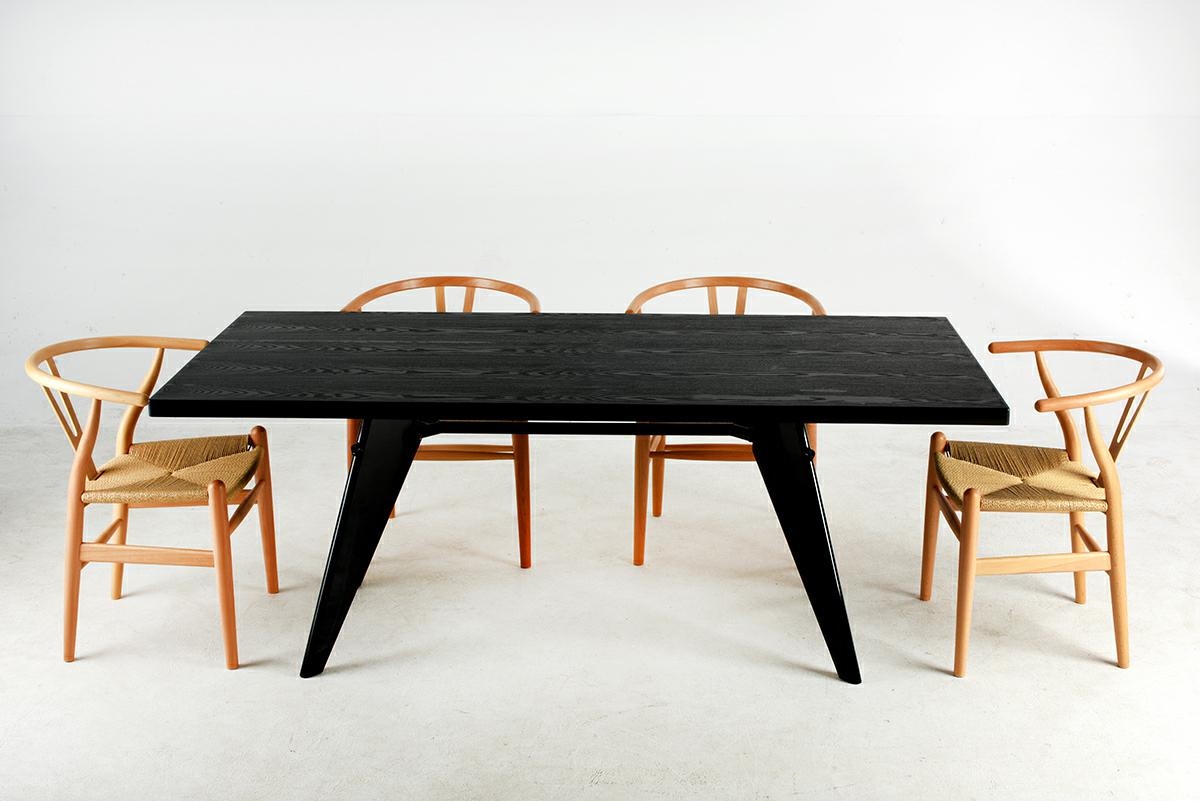 Krzesło WISHBONE natural - drewno bukowe, naturalne włókno - obrazek 3