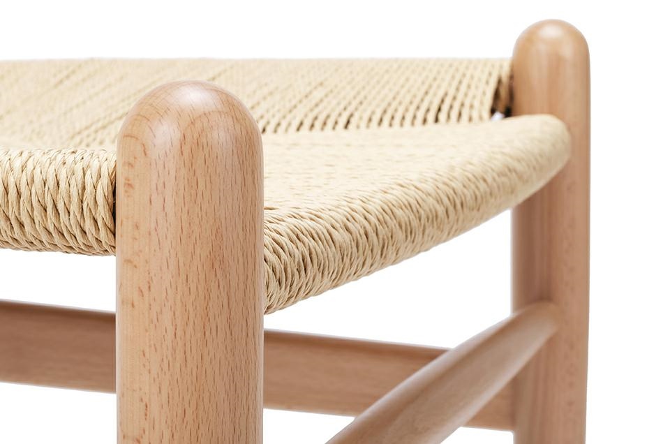 Krzesło WISHBONE natural - drewno bukowe, naturalne włókno - obrazek 12