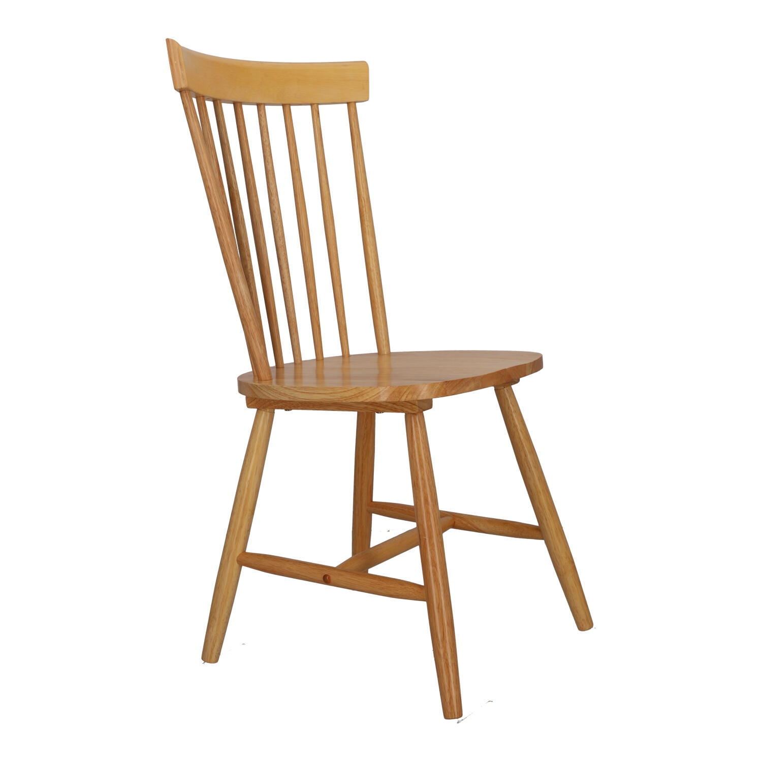 Krzesło Tulno – trwałe krzesło z lakierowanego drewna kauczukowego - obrazek 4