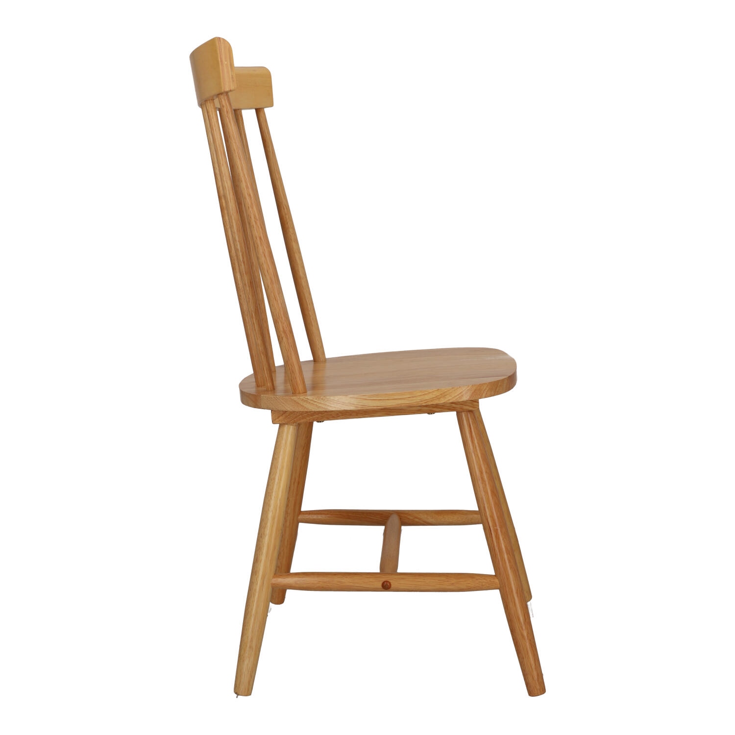 Krzesło Tulno – trwałe krzesło z lakierowanego drewna kauczukowego - obrazek 5