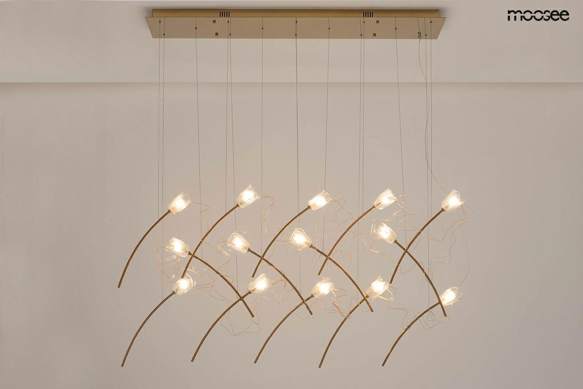 MOOSEE lampa wisząca TULIPPE 14 LINE złota - obrazek 3